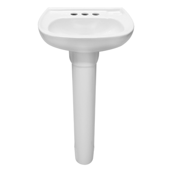 LAVABO Y PEDESTAL BLANCO LUCAS