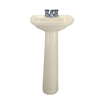 LAVABO Y PEDESTAL CIVIC HUESO