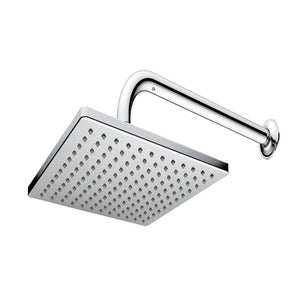 REGADERA CUADRADA CON BRAZO Y CHAP 2261B CROMO