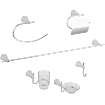 JUEGO ACCESORIOS 2800 CROMO