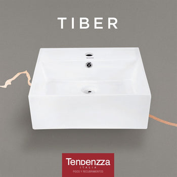 LAVABO TIBER PL002 BLANCO