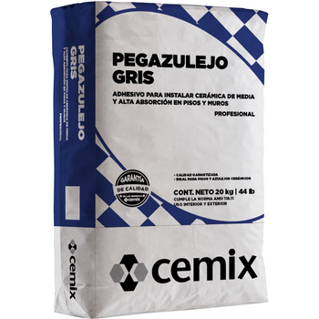ADHESIVO PEGAZULEJO GRIS 20KG
