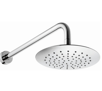 REGADERA VERMONT DE PLATO REDONDO DE 20 CM CON BRAZO Y CHAPETÓN 2095B