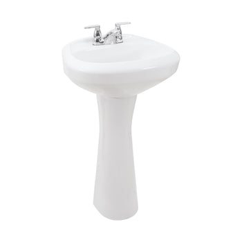 LAVABO Y PEDESTAL VIENNA BLANCO